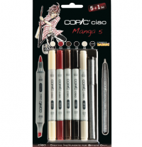 Copic Ciao Manga 5 Манга 5+1 набор маркеров и линер 0.3 мм